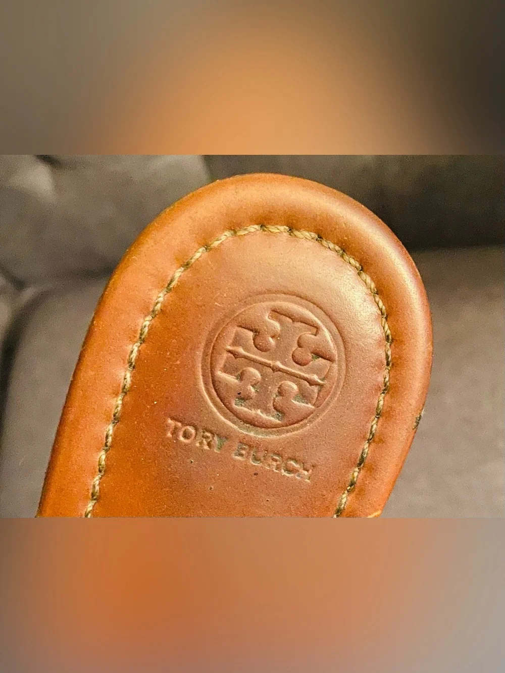 Tory Burch Miller Vintage Vachetta Leather Sandals